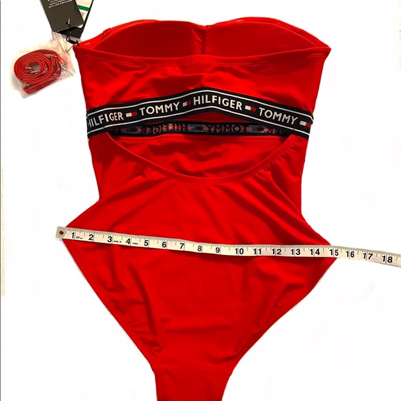 TOMMY HILFIGER Bandeau Swimsuit ❤️❤️❤️ - Picture 7 of 10